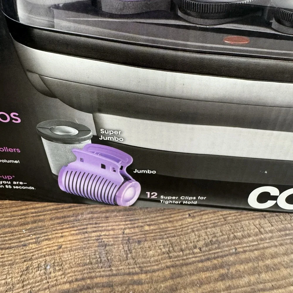 Conair CHV14JXR Extreme Heat Jumbo and Super Jumbo Rollers w/ Clips - Open Box